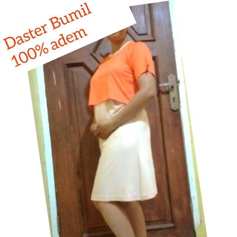 Daster Hamil Kaos Menyusui Polos Busui Daster Midi
