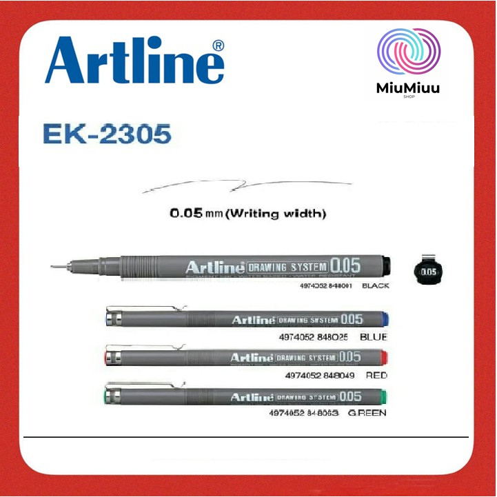 

SPIDOL DRAWING PEN MARKER ARTLINE 0,05 MM EK-2305