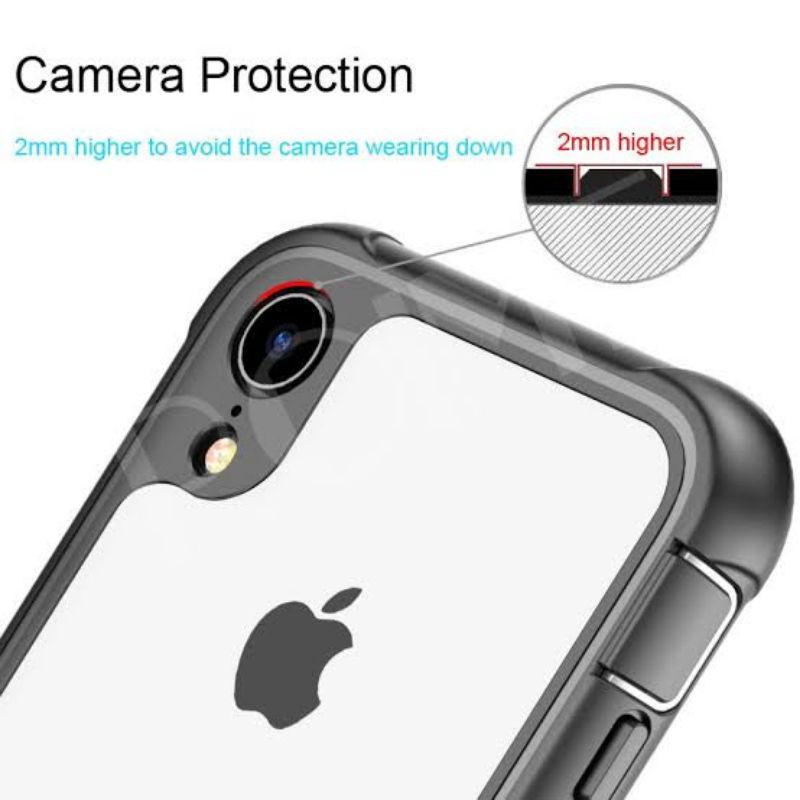 CASING COVER Hybrid Case Shockproof IPHONE XR X XS MAX 6 6S 7 8 SE2 7+ 8+ 11 PRO MAX Armor Bumper Fuze Light -(SP)