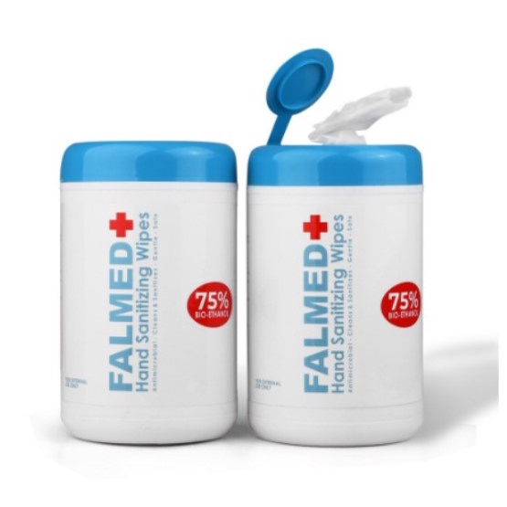 TISU ALKOHOL 75% FALMED ISI 45 &amp; 90 LEMBAR TISSUE TISU BASAH ALCOHOL HAND WET WIPES