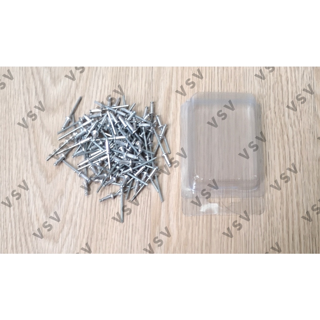 Paku rivet 3.2x9.5mm isi +/- 100pcs Blind rivet