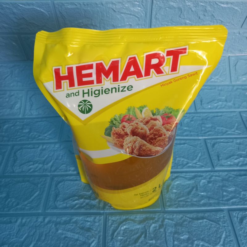 Minyak Goreng Sawit Hemart 2 Liter