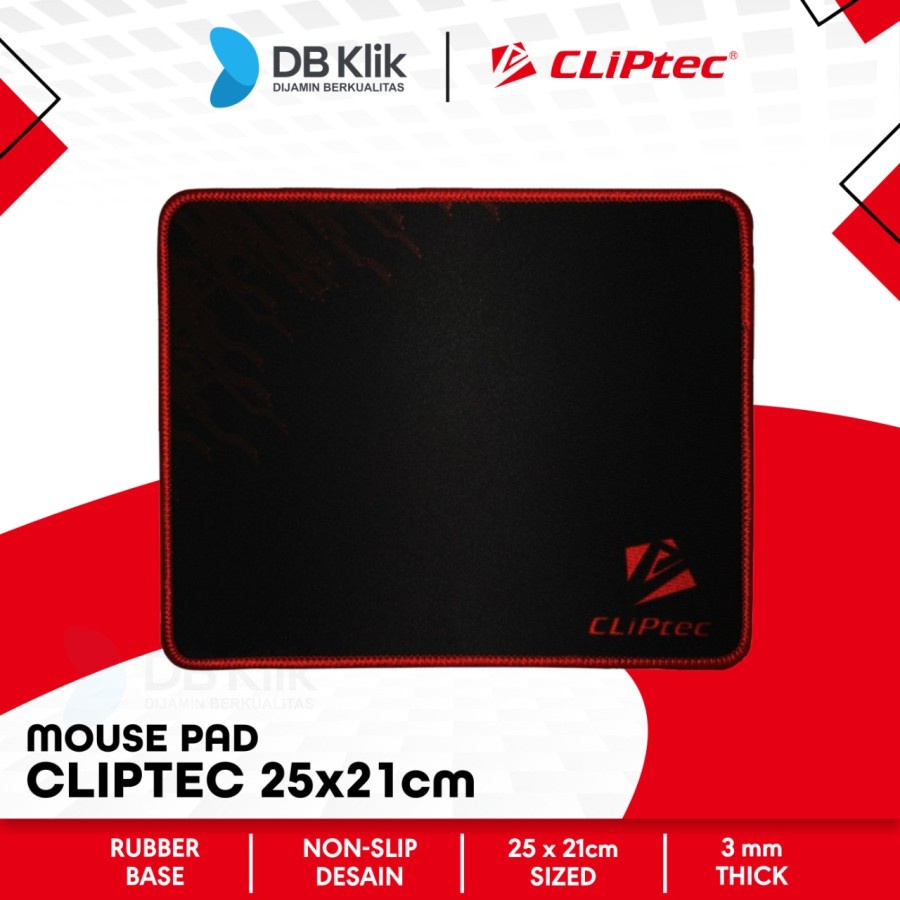 Mouse Pad CLIPtec Logo - Mousepad CLIPTEC Standart 25x21cm