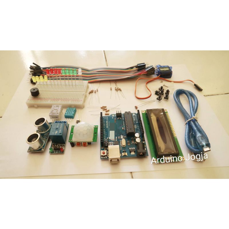 Arduino uno r3 starter kit paket super hemat compatible 3