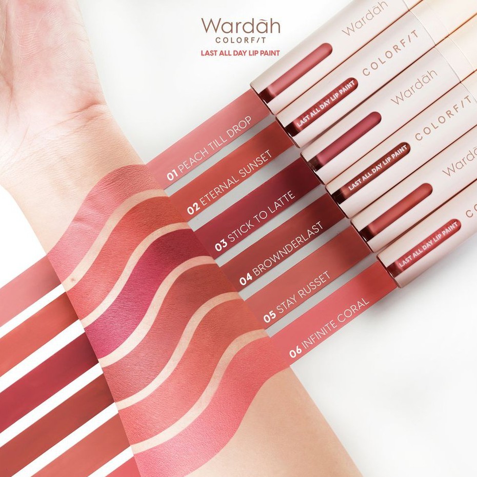 WARDAH COLORFIT LAST ALL DAY LIP PAINT 4.2 GR @MJ