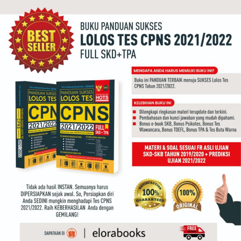 Buku Panduan Sukses Lolos Tes Cpns 2021 2022 Shopee Indonesia