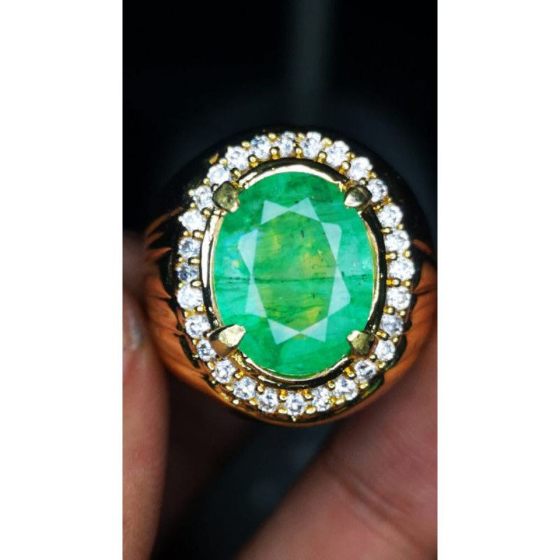 Batu natural emerald beryl zamrud colombia