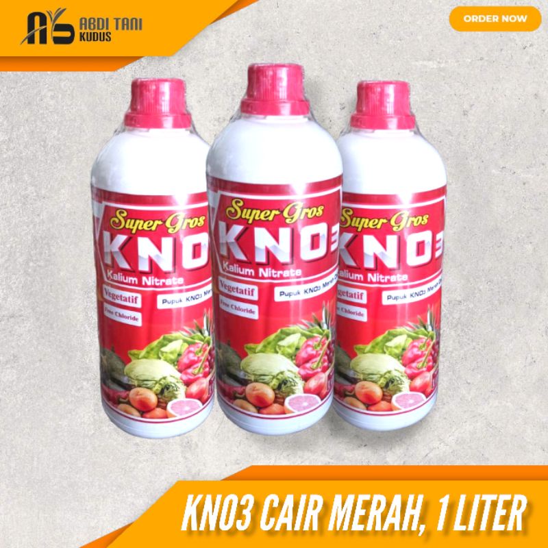 PUPUK KNO3 MERAH CAIR SUPER GROS 1 LITER FASE VEGETATIF