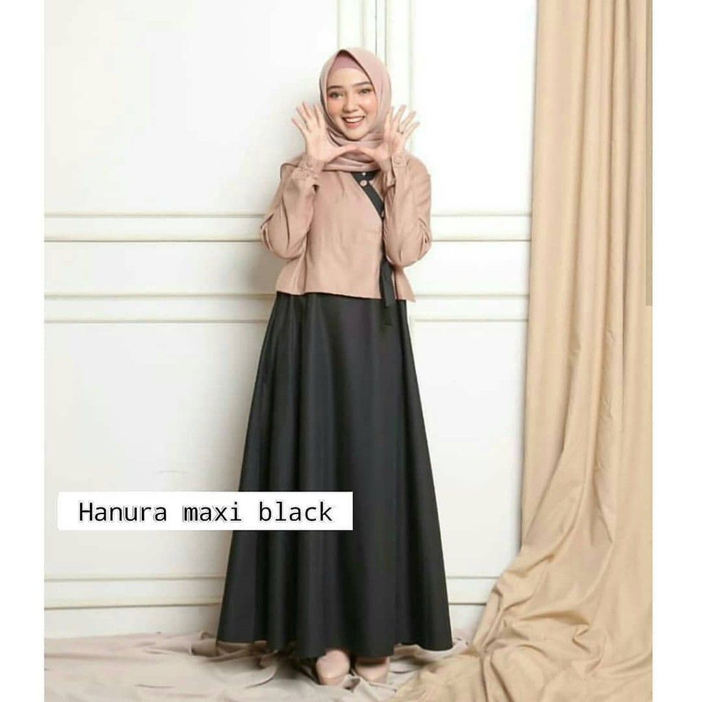 GAMIS MURAH - HANURA DRESS MAXI MUSLIMAH