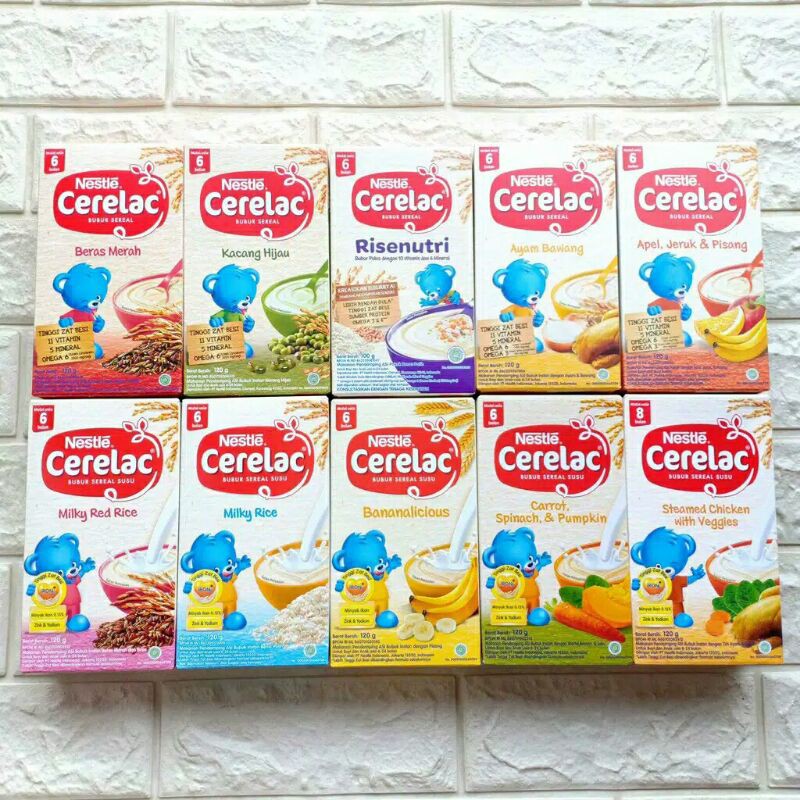 Nestle Cerelac Bubur Bayi Instant Usia 6-24 Bulan