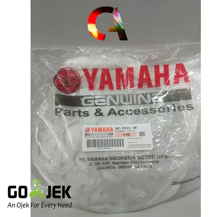 Piringan Cakram Disc Depan DIsk Yamaha Mio J Soul GT 125 Fino F1 54P Ori Yamaha