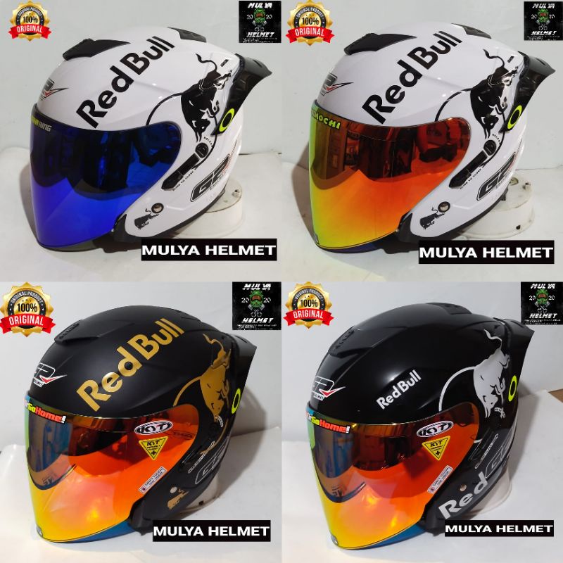 Helm G2 Optimax Paket Ganteng RedBull