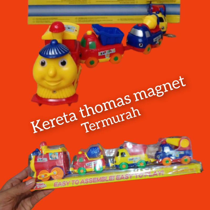 mainan kereta thomas magnet