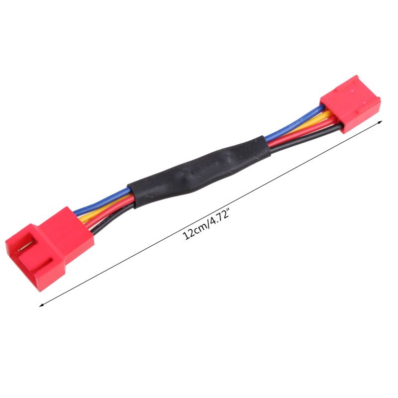 Bt CPU Kipas Speed Down Line 4-pin Temperature Control PWM Deklamasi/Pengurangan Kebisingan Kipas Komputer Garis Regulati