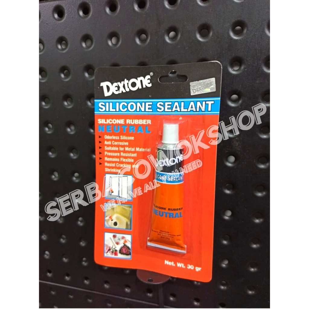 Dextone 30 Gr Silicone Rubber Sealant Neutral Netral Odol Termurah Berkualitas