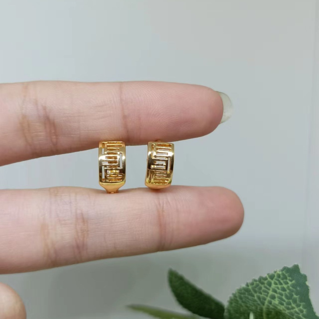 Wanita Xuping Fashion Versi Korea Anting Pasangan/Bahan Tembaga Anting Pria Dan