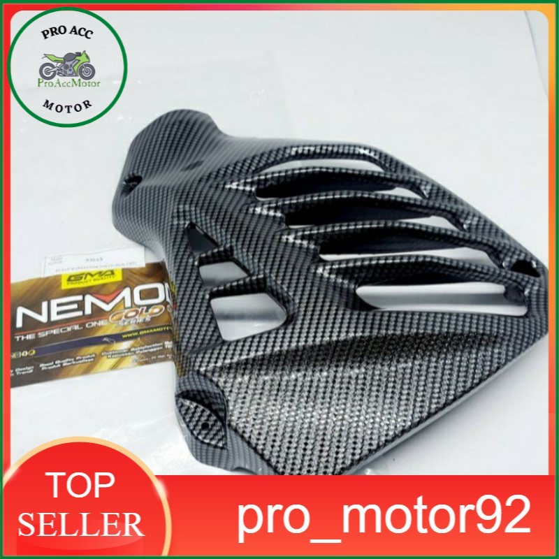 Cover Tutup Radiator Carbon Nemo Nmax 2015 - 2019