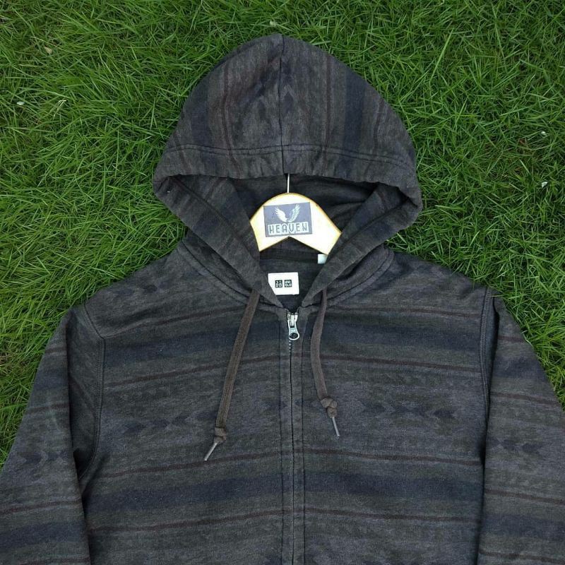 ZIP HOODIE UNIQLO NAVAJO