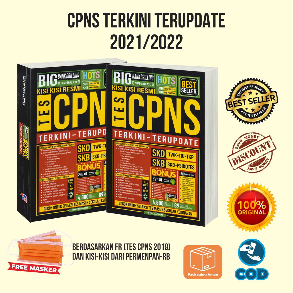 Buku Cpns 2021 Buku Tes Cpns 2021 Tenaga Medis Tenaga Pendidik Umum Psikotes Tni Polri Tpa Terupdate Shopee Indonesia