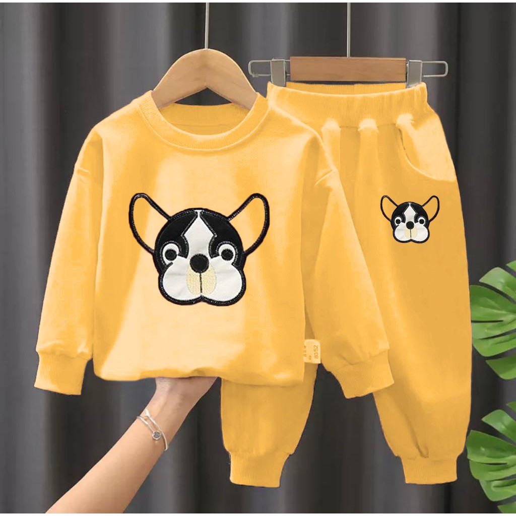 SETELAN SWEATER JOGGER ANAK PEREMPUAN 1-5 TAHUN SWEATER HODDED SETELAN ANAK PEREMPAUN BAJU ANAK