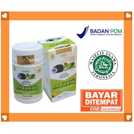 Herbal BB FRES ampuh mengatasi BAU BADAN produk original isi 60 kaps kualitas extra