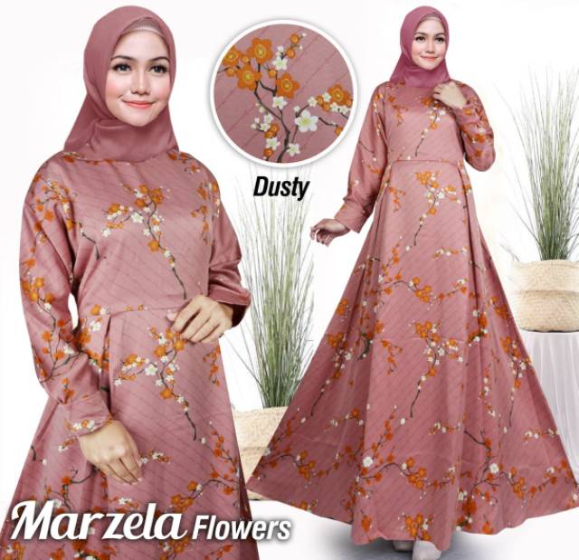 Marzela Flowers Gamis dress