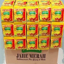 

JAHE MERAH SUPER AMH PLUSS HABBATUSSAUDA. GINGSENG DAN MADU PER RENTENG (10 SACHET @20 GRAM)