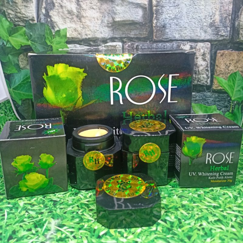 CREAM ROSE HERBAL HITAM UV WHITENING 12 PCS