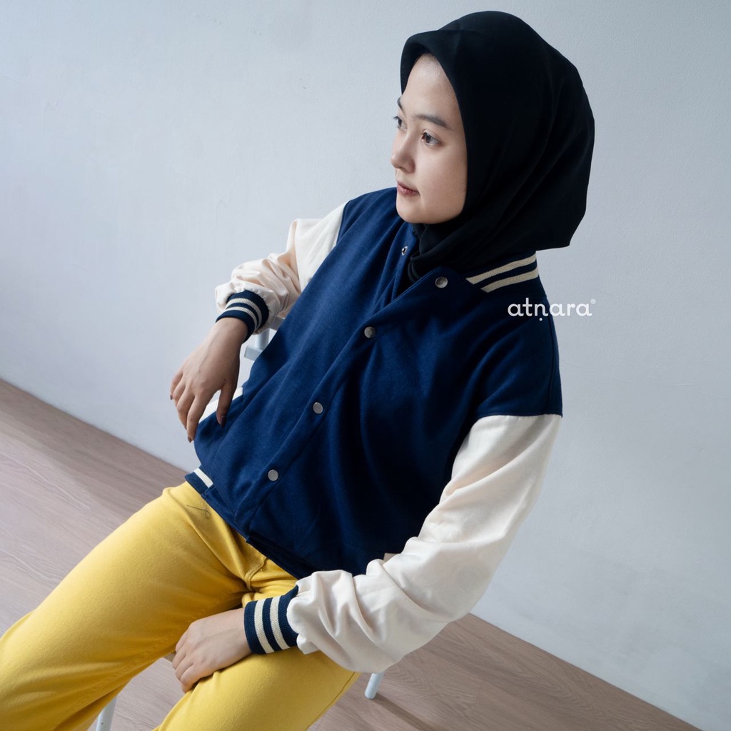 Nara Grosir - Classic Baseball Jaket l Jaket Varsity Pria dan Wanita