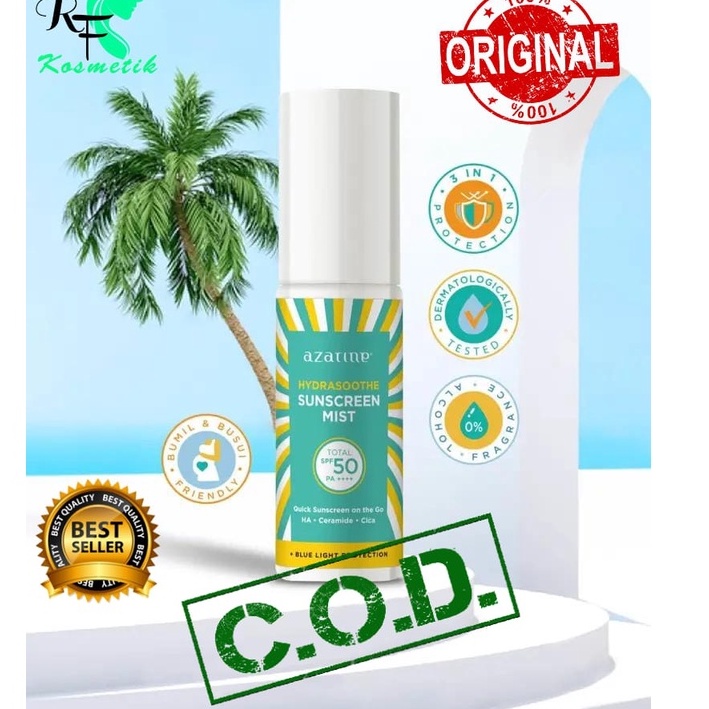 Azarine Hydrasoothe Sunscreen Mist SPF50 PA++++ 60ml