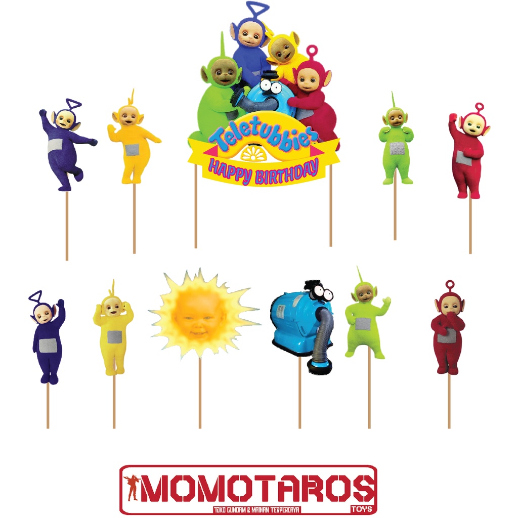 Topper cake teletubbies set