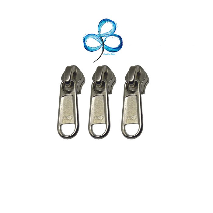 Kepala Resleting Coil No 8 Merk YKK Warna Nikel YKK 8 NK