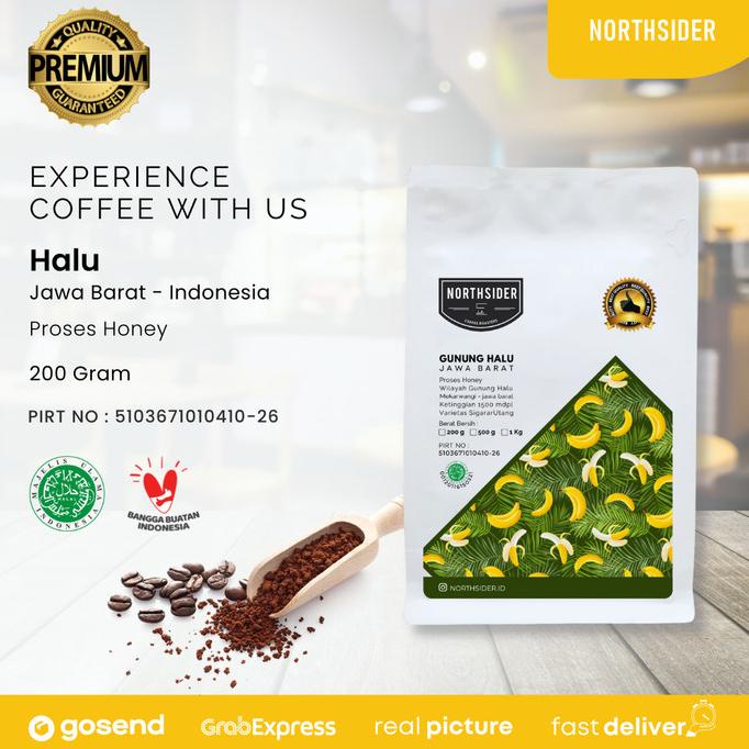 

BIJI KOPI ARABIKA GUNUNG HALU HONEY - 200GR NORTHSIDER COFFEE