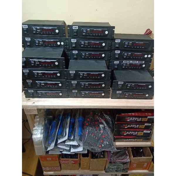 MP3 bluetooth rakitan siap pakai MP3 player bluetooth modul MP3 bluetooth rakitan adaptor 12v