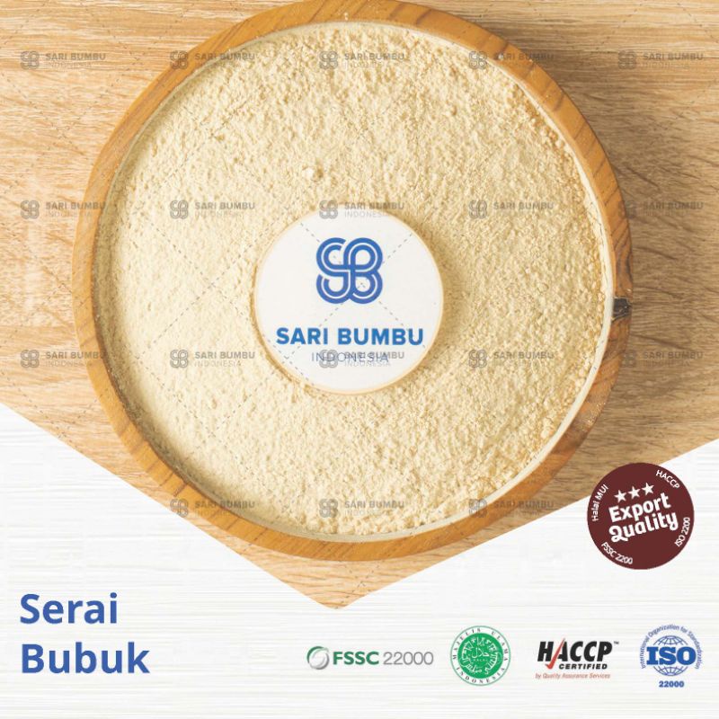 

250gr Serai Bubuk / Lemongrass Powder Export Quality
