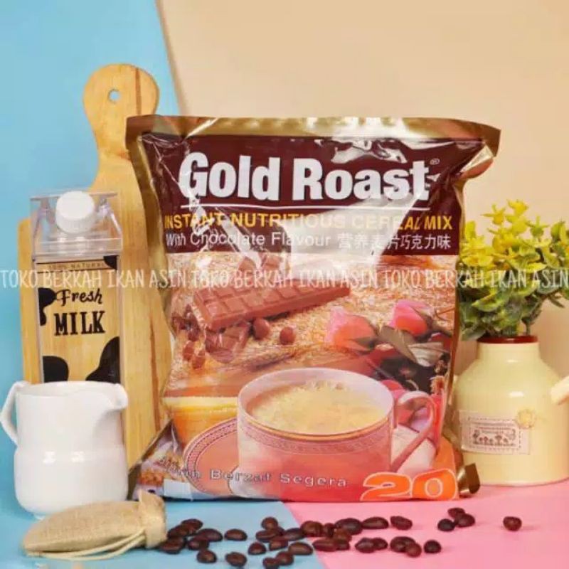 

Gold Roast Coklat Cereal / Sereal Instant