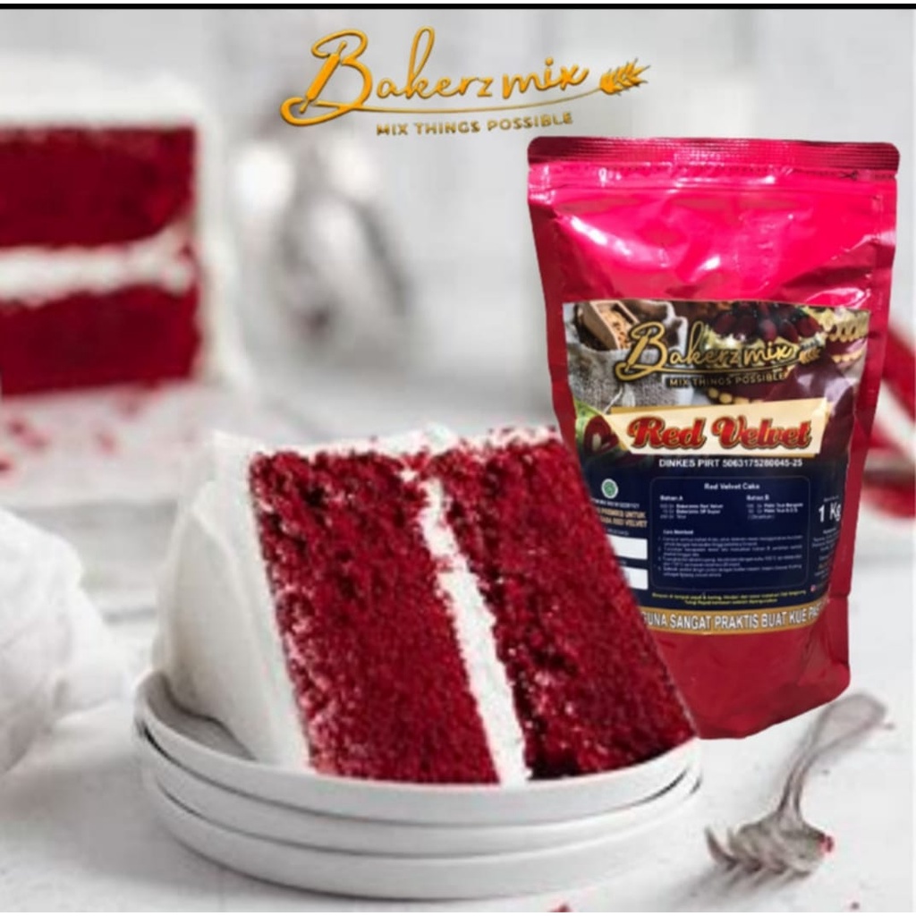 

Tepung Premix Bakerzmix Red Velvet