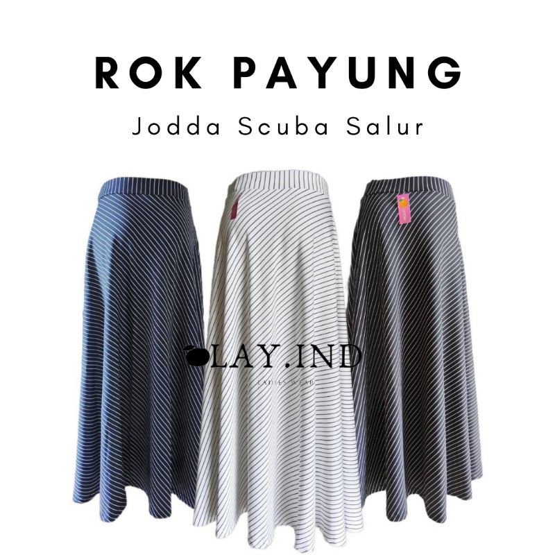 Rok Scuba Salur // Jodda Payung Salur // Rok Payung Salur