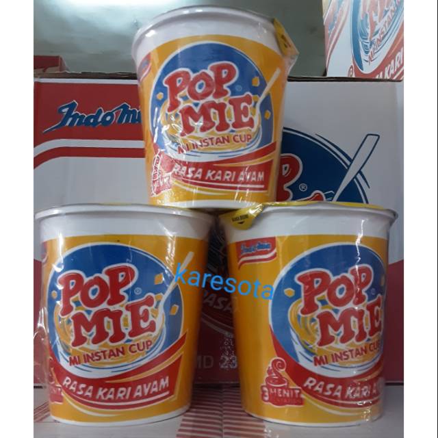 

POP MIE mi instan rasa kari ayam