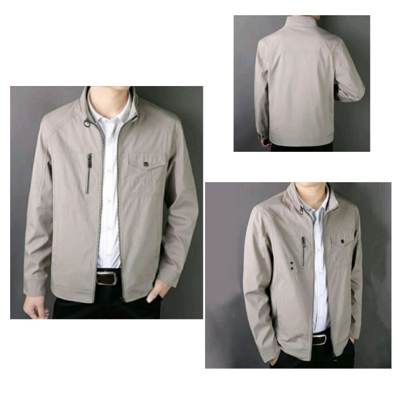 Jaket Semi Katun Pria / Jaket Formal Casual / Jasket Pria Keren