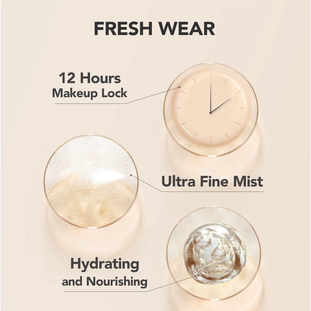 `ღ´ PHINKL `ღ´ Y.O.U Noutriwear Makeup Stay Lock Mist untuk setting spray setelah makeup