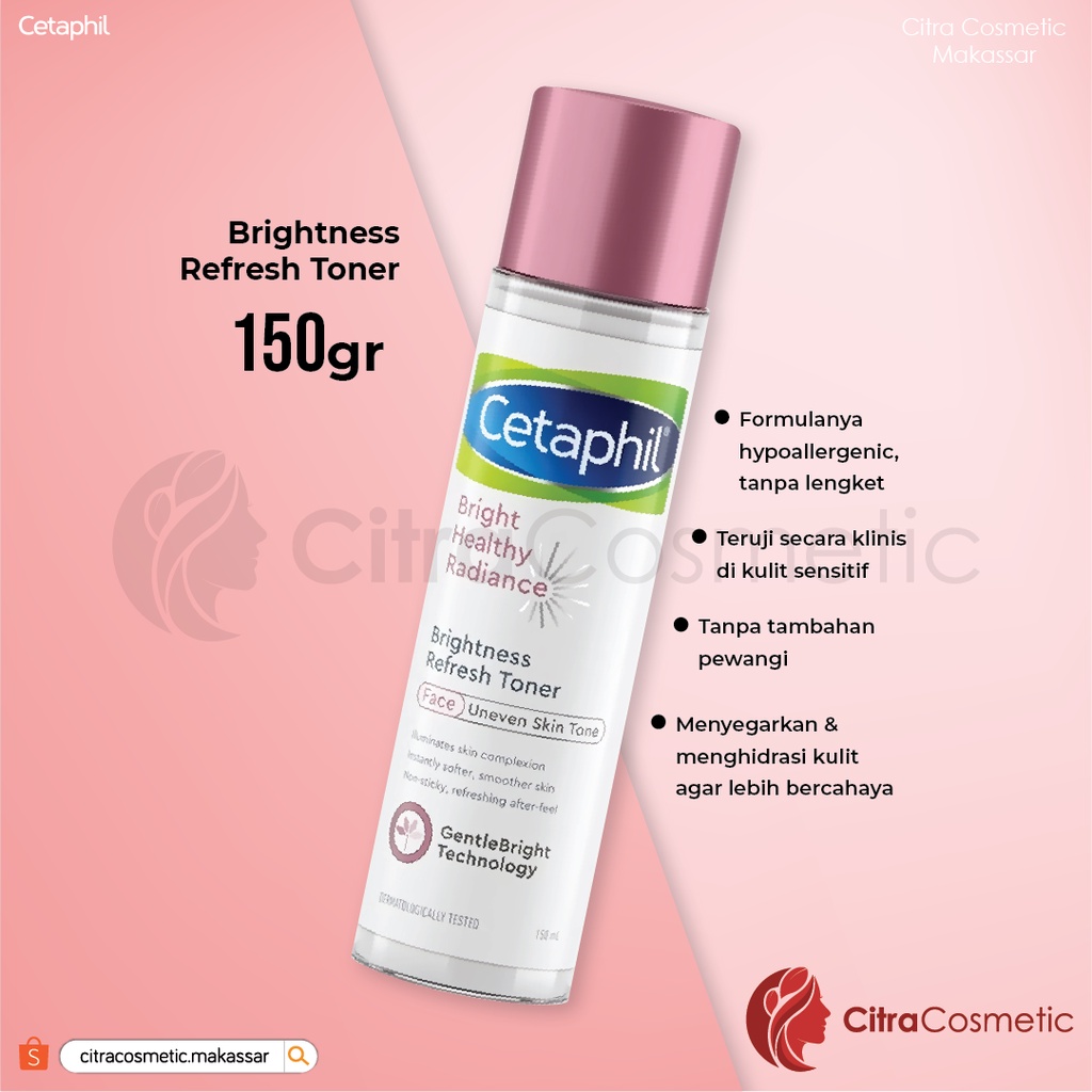 Cetaphil Bright Healthy Radiance Series | Day Protection | Night Compfort | Body Lotion | Refresh Toner | Body Wash | Creamy Cleanser