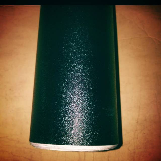 Skotlet stiker HITAM DOFF/BLACK MATTE KASAR/KULIT JERUK