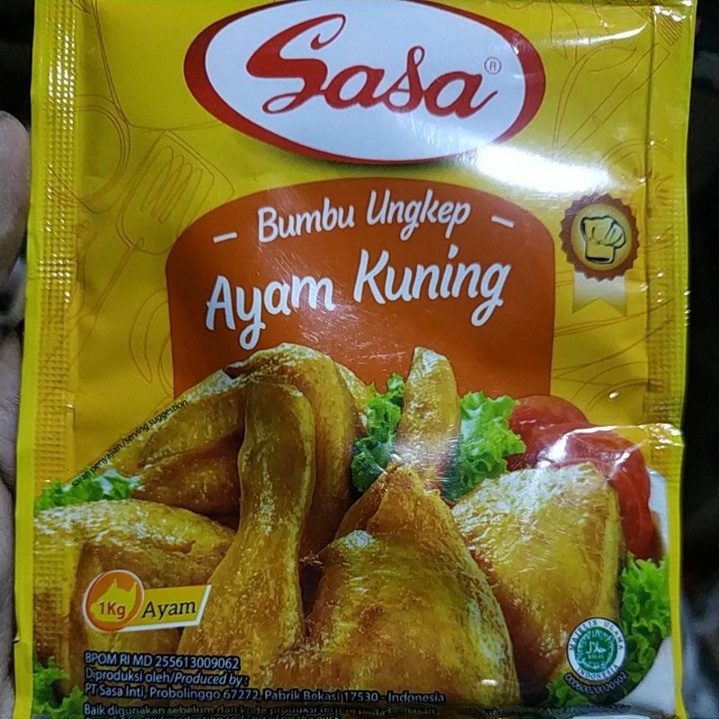 

sasa bumbu ungkep ayam kuning 25 g
