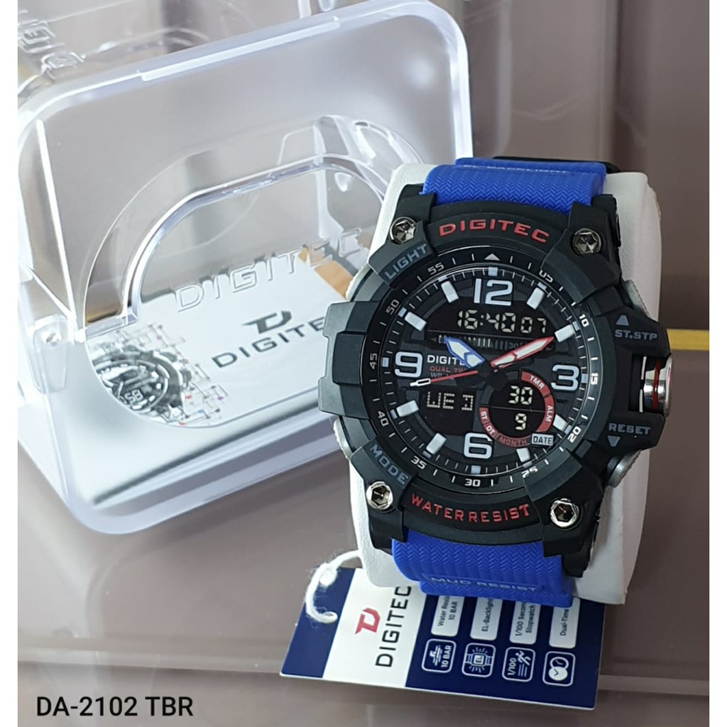 Jam Tangan Pria Digitec Free Box + Kartu Garansi Resmi Original / Jam Tangan Murah.