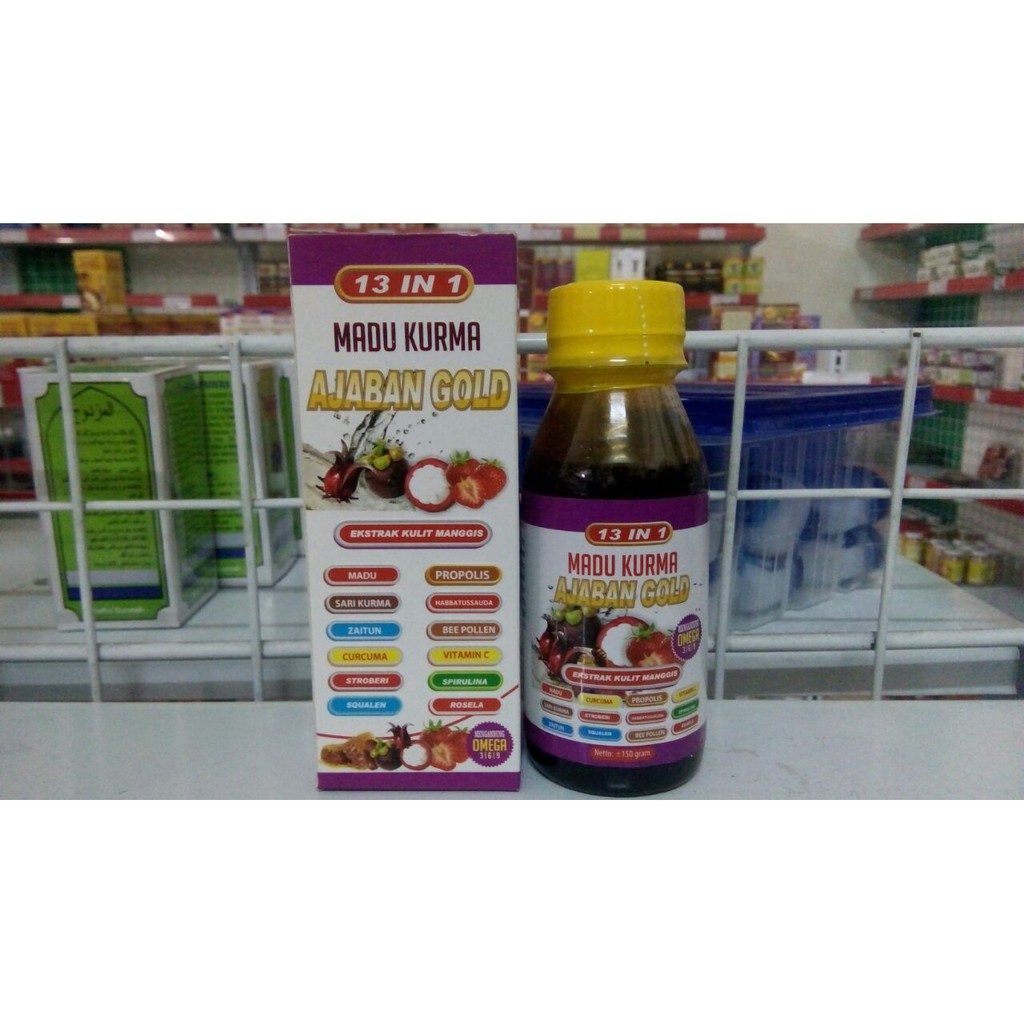 PROMO Madu Kurma 3 In 1 Ajaban Gold Madu Batuk Flu 150ml