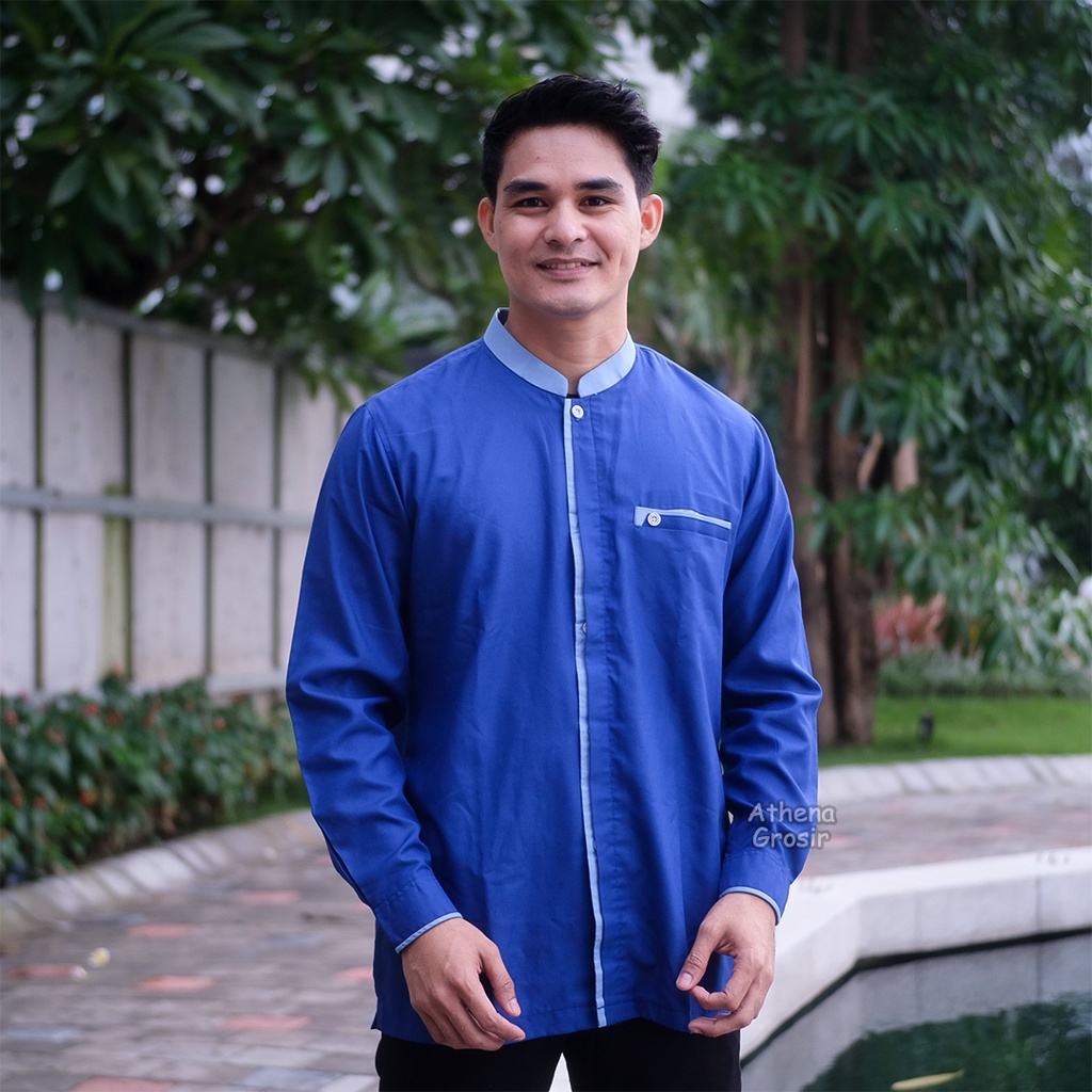 Atasan Koko Dewasa Orizano Koko Lengan Panjang - Couple