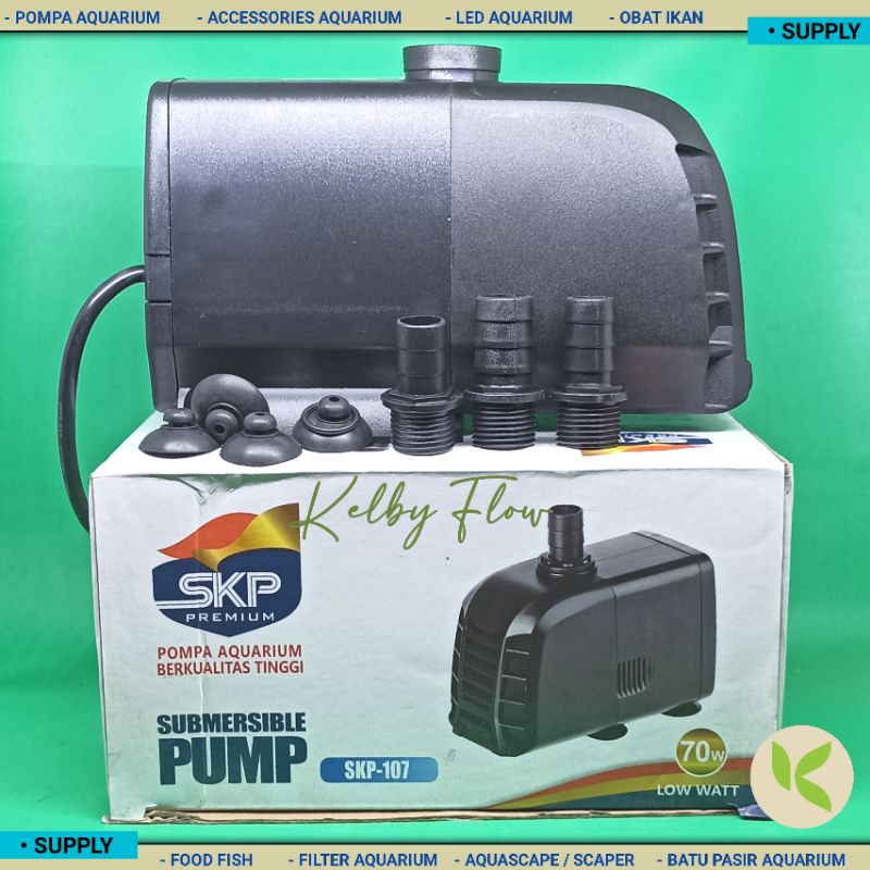 POMPA KOLAM SKP 107 HIDROPONIK FILTER AQUARIUM KOLAM HIDROPONIK POMPA CELUP SKP PREMIUM 107