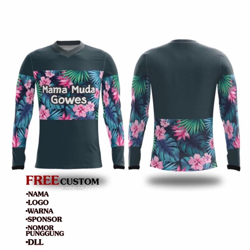 Baju Jersey Sepeda Original - Jersey Sepeda Custom - Jersey dryfit benzema premium - FREE CUSTOM
