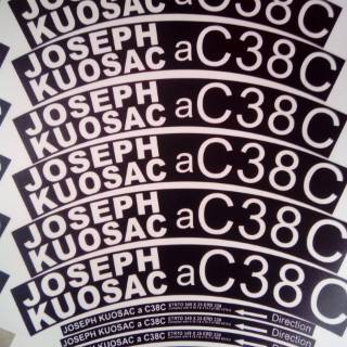  Stiker  Sticker rims 20 16 349 22 inch joseph kuosac untuk 